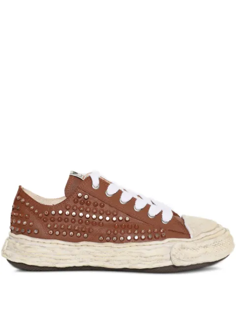 Maison MIHARA YASUHIRO Peterson 23 OG studded sneakers Brown A15FW721