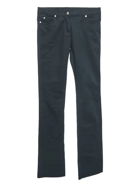 Roberto Cavalli Vintage metal-logo trousers Blue 1112729