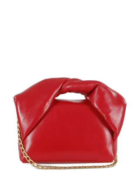 JW Anderson twisted-handle leather shoulder bag Red HB0753LA0376097