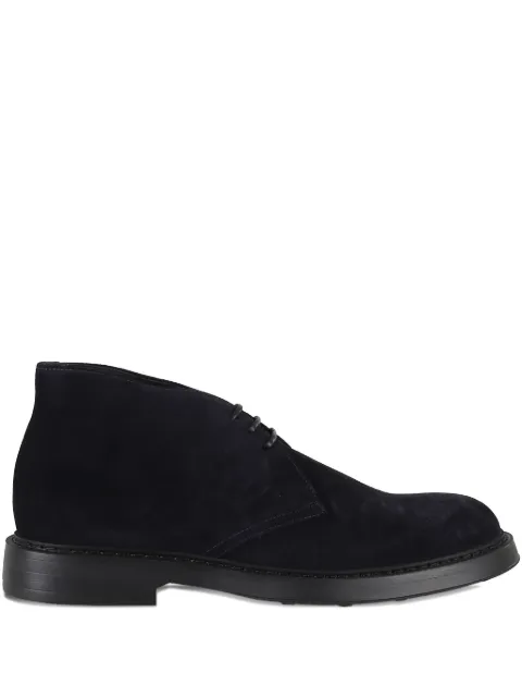 Doucal's lace-up suede boots Black DU3237BRUXUF009097