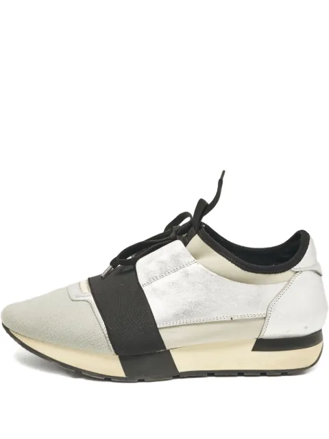 Balenciaga Pre-Owned Race Runner leather sneakers Grey 1059130