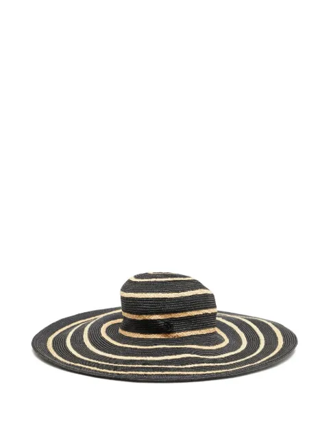 Maison Michel wide-brim sun hat Black 1158833