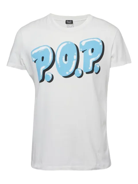 D&G Vintage graphic-print T-shirt White 1160374