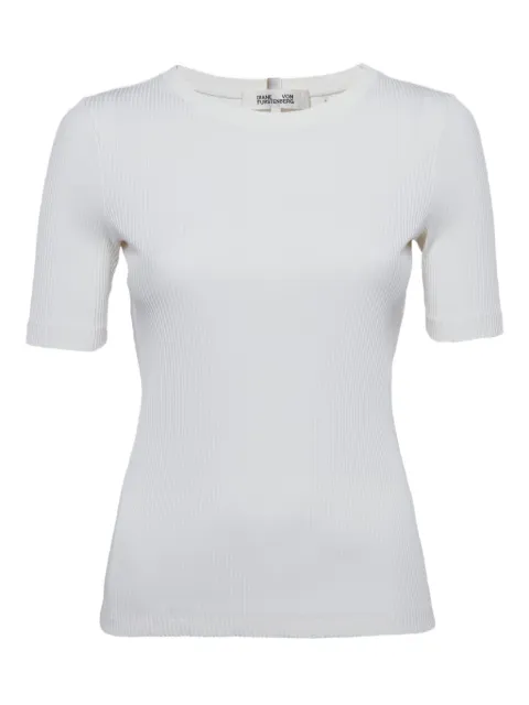 Diane Von Furstenberg Vintage ribbed-knit top White 1149066