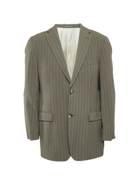 BOSS striped blazer Grey 1110295