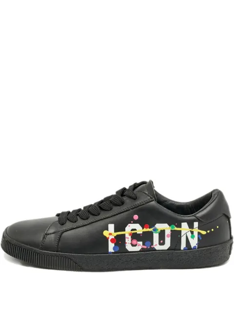 DSQUARED2 logo-print sneakers Black 1158826