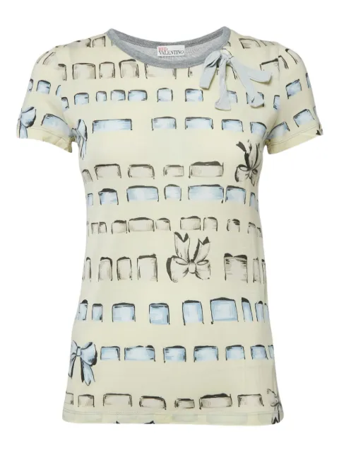 Red Valentino Vintage panelled T-shirt Yellow 1160048