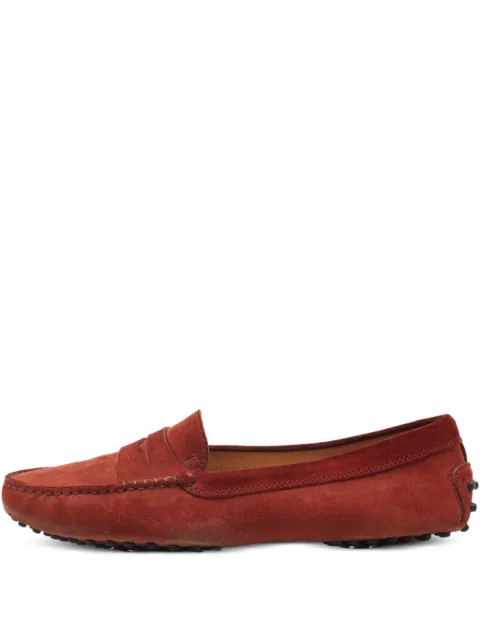 Tod's Vintage suede loafers Brown 815689