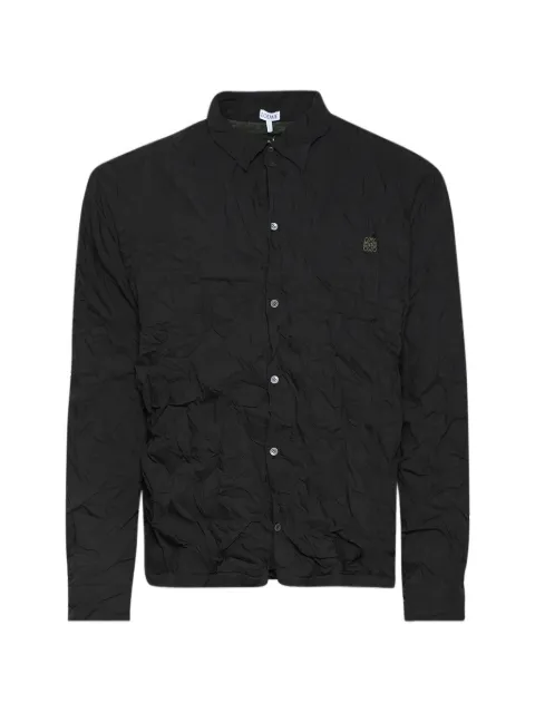 LOEWE Hybrid buttoned shirt Black H526Y05WFP