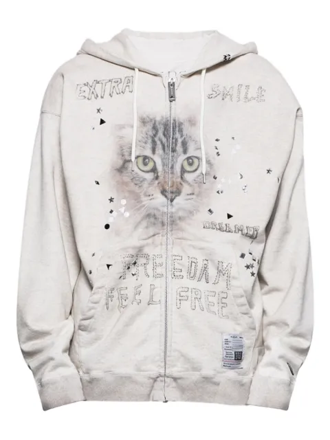 Maison MIHARA YASUHIRO embellished hoodie White J15PK721