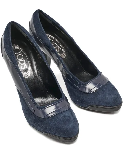 Tod's Vintage suede pumps Blue 1145399
