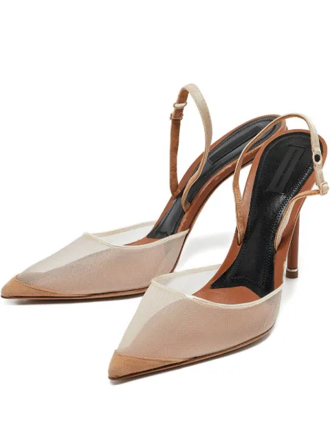 Pre-Owned Alexander Wang 95mm slingback pumps Neutrals 1115261
