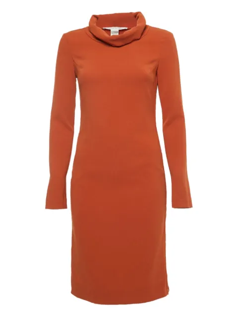Diane Von Furstenberg Vintage turtleneck mini dress Brown 903670