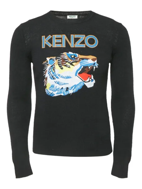 Kenzo Pre-Owned tiger-motif T-shirt Black 1162412