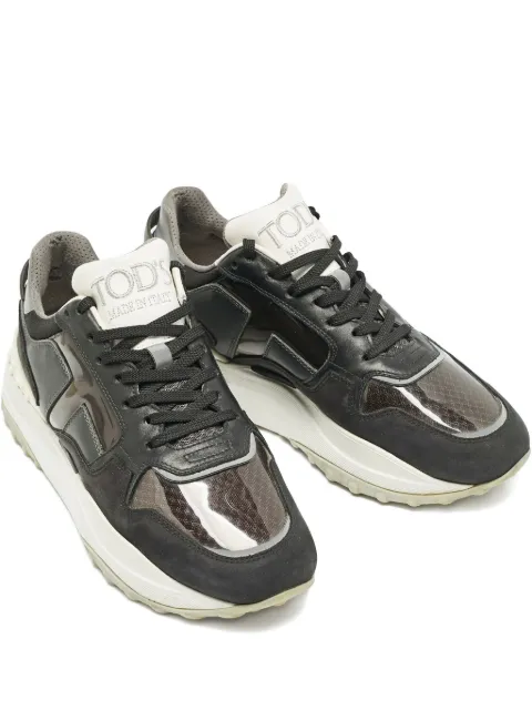 Tod's Vintage leather sneakers Black 1155684