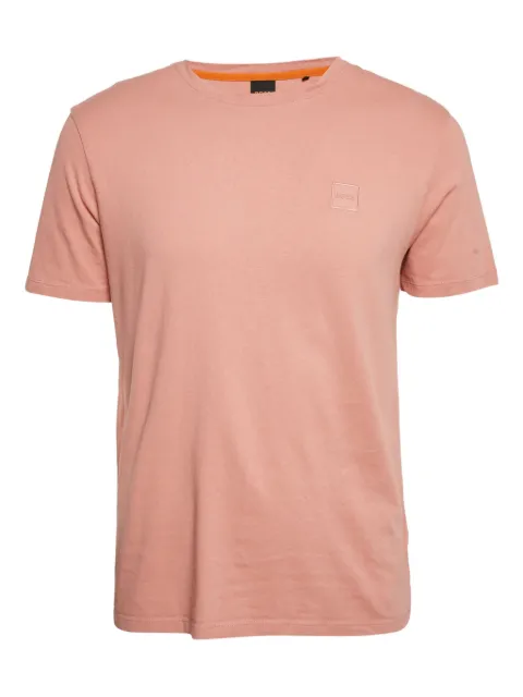 BOSS 2024 Embroidered Logo Jersey T-shirt Orange 1154080
