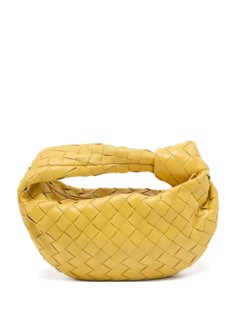 Bottega Veneta Pre-Owned Jodie Intrecciato knot handbag Yellow 1156148
