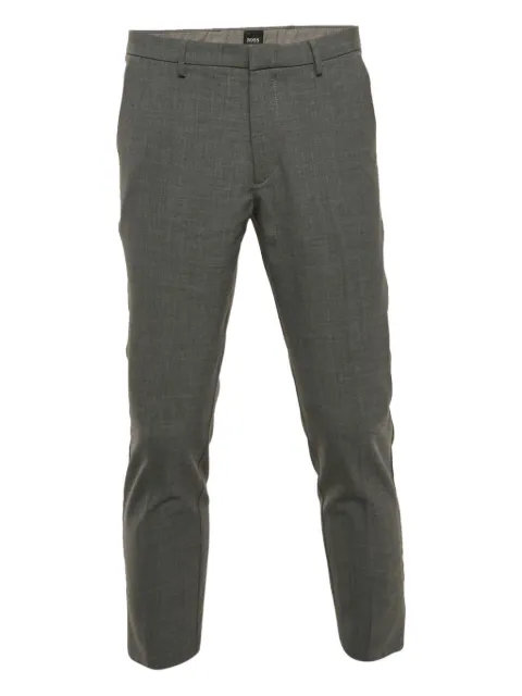 BOSS pre-owned crepe trousers Grey 1161230