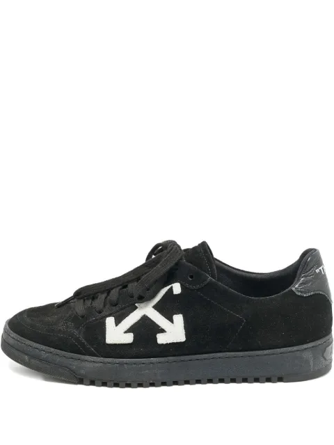 Off-White Pre-Owned 2.0 suede sneakers Black 1155437