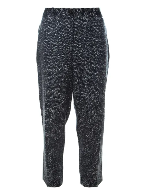Michael Kors Vintage 2024 herringbone wool trousers Grey 221642