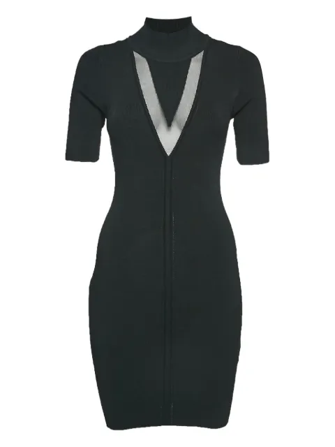Cushnie mock-neck knit bodycon dress Black 1072259