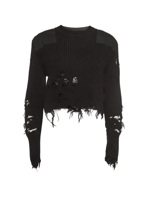 adidas Yeezy 2024 distressed sweater Black 926663