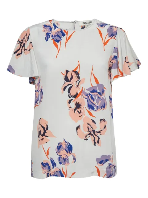 Diane Von Furstenberg Vintage pre-owned floral-print T-shirt White 1149848