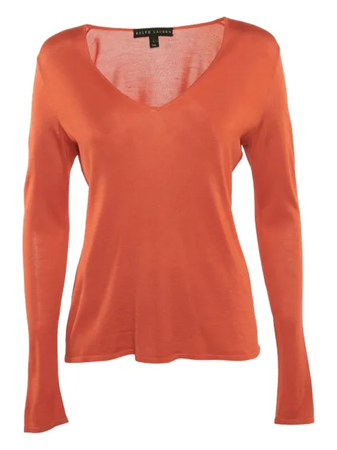Polo Ralph Lauren Vintage 2024 fine-knit jumper Orange 1137932