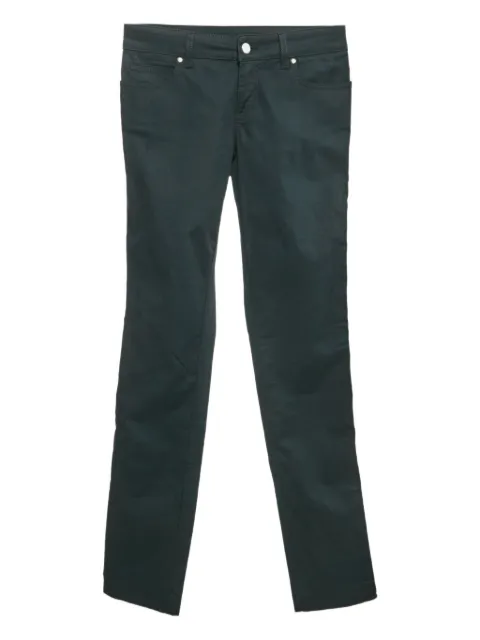 Gucci Pre-Owned striped straight-leg trousers Black 1105342