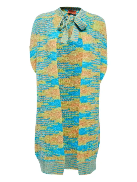 Missoni Pre-Owned 2023 knit tie cardigan Blue 872403
