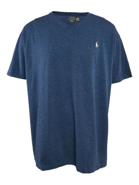 Polo Ralph Lauren Vintage jersey V-neck T-shirt Blue 1133749
