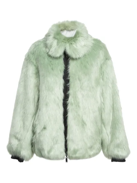 Nike Vintage x Ambush faux-fur jacket Green 1032246