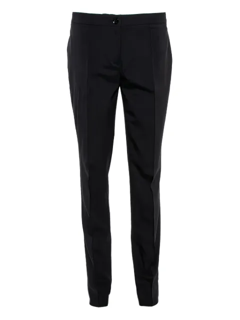 Burberry Pre-Owned wool blend straight-leg trousers Black 359973