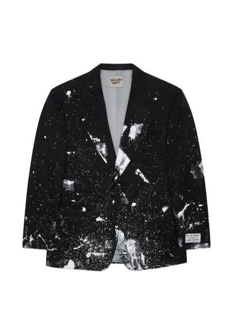 GALLERY DEPT. splatter-print blazer Black TSBC20048