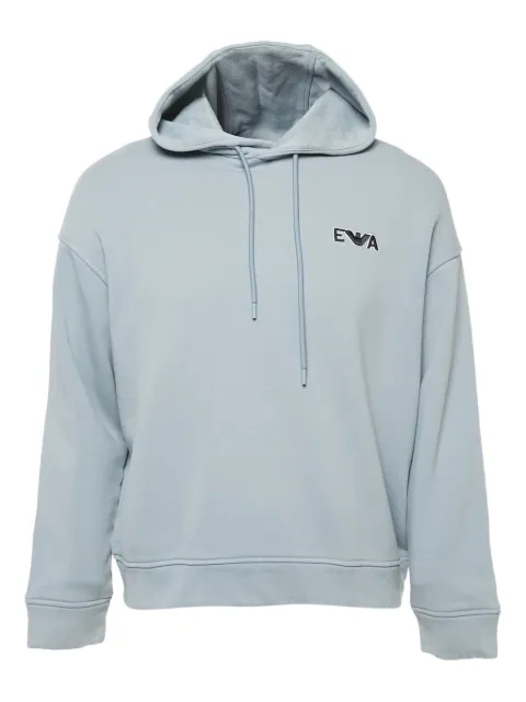 Emporio Armani Pre-Owned logo hoodie Blue 1160257