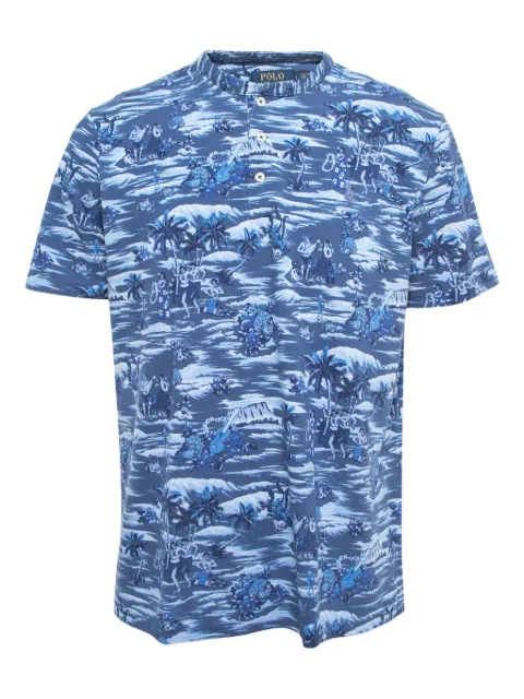 Polo Ralph Lauren Vintage tropical-print T-shirt Blue 847353