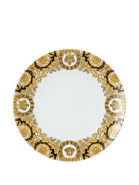 Versace baroque-print plate White 1933540378510263