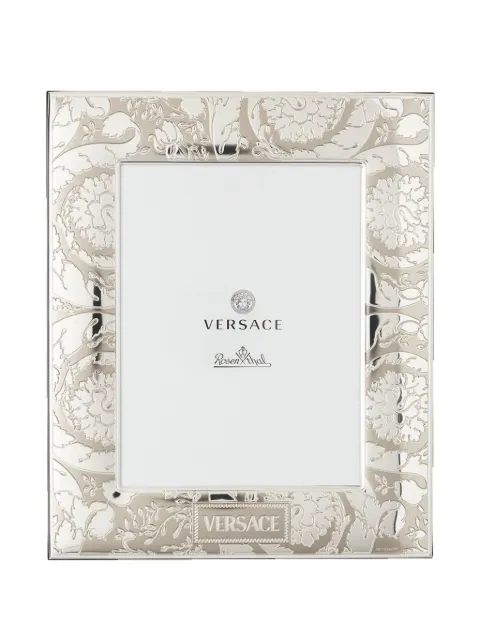 Versace baroque-embellished picture frame (15cm x 20cm) Silver 6920732165605733