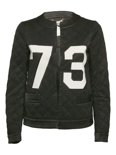 Moschino Pre-Owned 73 quilted jacket Black 1149887