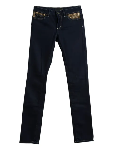 Just Cavalli Vintage studded-pocket jeans Blue 79922