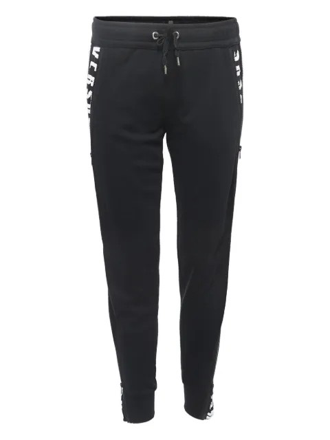 Versus Pre-Owned side-stripe track pants Black 866622