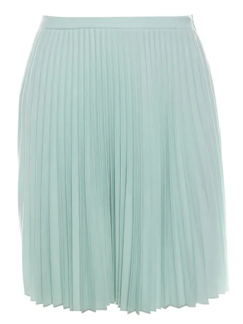 Christopher Kane pleated wool mini skirt Green 170449