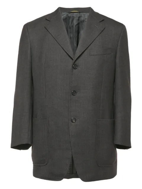 Lanvin Pre-Owned wool three button blazer Grey 1162878
