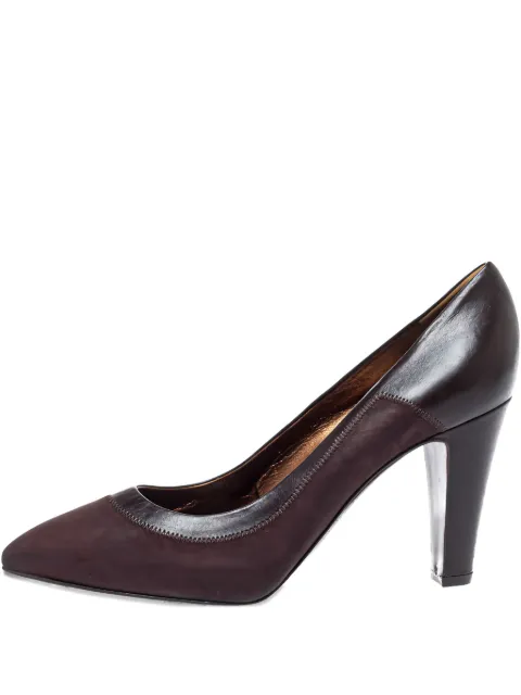 Sergio Rossi Vintage 2024 leather suede pumps Brown 325930