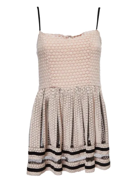 Red Valentino Vintage floral-lace mini dress Pink 834935