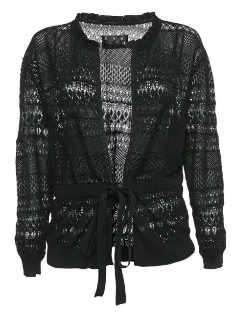Zadig&Voltaire crochet-knit cardigan Black 1136154