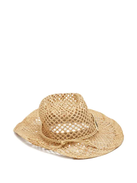 Maison Michel straw hat Neutrals 1158660