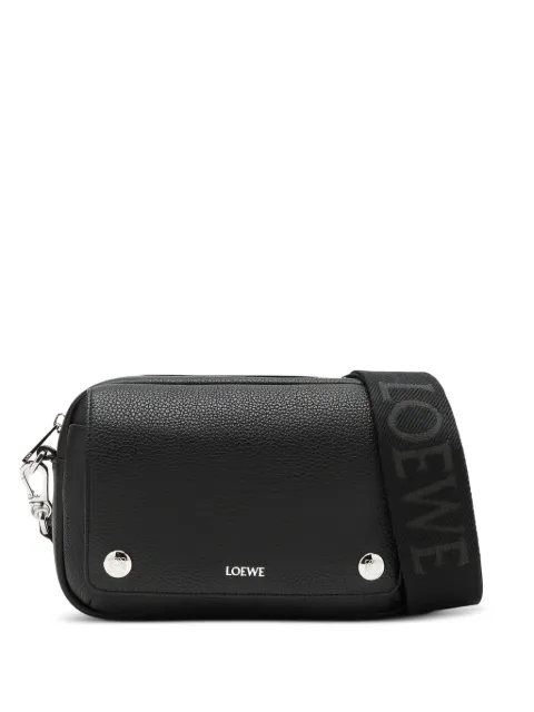 LOEWE pebble-leather messenger bag Black BANBPCBX01