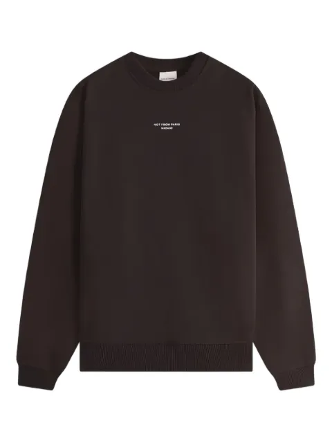 Drôle De Monsieur crew-neck sweatshirt Brown SW148CO127