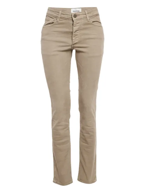 Zadig&Voltaire pre-owned five pocket jeans Neutrals 1129656